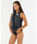 RIP CURL WOMENS DAWN PATROL BUOY VEST - CHARCOAL GREY