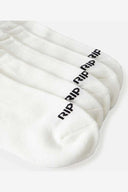 RIP CURL ANKLE SOCK 5-PACK - WHITE