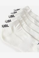 RIP CURL BRAND ANKLE SOCK 5-PACK - WHITE