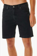 RIP CURL DENIM WALKSHORT - WASHED BLACK