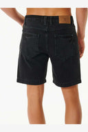 RIP CURL DENIM WALKSHORT - WASHED BLACK