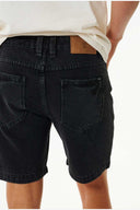 RIP CURL DENIM WALKSHORT - WASHED BLACK