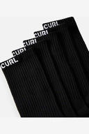 RIP CURL BRAND CREW SOCK 5-PACK - BLACK