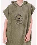 RIP CURL BOYS MIXED HOODED TOWEL - OLIVE