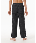 RIP CURL BOYS SURF CORD PANT - WASHED BLACK