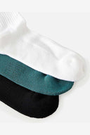 RIP CURL WETTY CREW SOCK 3-PK - MULTICO