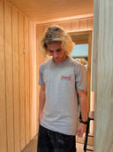 MOUNT SURF SHOP STAPLE TEE - GREY MARLE