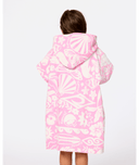 RIP CURL GIRL MIXED SNAP HOODED TOWEL - PINK