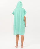 RIP CURL GIRLS CLASSIC SURF HOODED TOWEL - LIGHT GREEN
