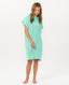 GIRLS CLASSIC SURF HOODED TOWEL - LIGHT GREEN