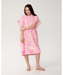RIP CURL MIXED HOODED TOWEL - GIRL - NATURAL/PINK
