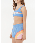 RIP CURL GIRLS SUNSET SKIES BOARDSHORT - BLUE