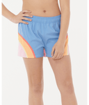 RIP CURL GIRLS SUNSET SKIES BOARDSHORT - BLUE