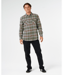 RIP CURL COUNT FLANNEL SHIRT - DARK OLIVE