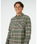 RIP CURL COUNT FLANNEL SHIRT - DARK OLIVE