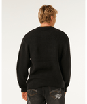 RIP CURL INNER VISIONS KNIT CREW - BLACK