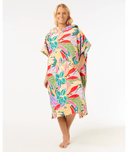 RIP CURL MIXED HOODED TOWEL - DARK CHOCOLATE