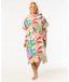 RIP CURL MIXED HOODED TOWEL - DARK CHOCOLATE