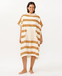 RIP CURL MIXED HOODED TOWEL - BRONZE
