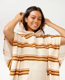 RIP CURL MIXED HOODED TOWEL - BRONZE