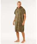 RIP CURL BRAND HOODED TOWEL - OLIVE