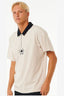 RIP CURL QUALITY SURF PRODUCTS POLO - VINTAGE WHITE