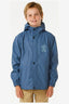 RIP CURL KIDS ANTI SERIES RAIN JACKET - VINTAGE NAVY