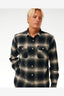 RIP CURL COUNT FLANNEL SHIRT - TAUPE