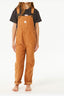 RIP CURL KIDS SURF CORD OVERALL - LIGHT BROWN