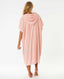 RIP CURL CLASSIC SURF HOODED TOWEL - PEACH