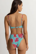 RHYTHM INFERNA FLORAL KNOTTED BANDEAU TOP - SPRING