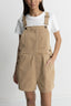 RHYTHM TIDE SHORT OVERALL - CARAMEL