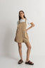 TIDE SHORT OVERALL - CARAMEL
