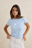 RHYTHM HOLIDAY EVERYDAY TEE - SKY