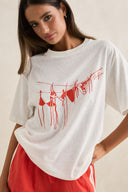 RHYTHM MELIA OVERSIZED T-SHIRT - RED