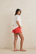 RHYTHM MELIA OVERSIZED T-SHIRT - RED