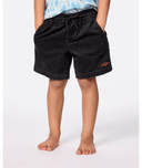 BOY SURF CORD VOLLEY - WASHED BLACK