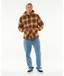 CLASSIC SURF CHECK JACKET - DUSTED CHOCOLATE