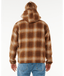 CLASSIC SURF CHECK JACKET - DUSTED CHOCOLATE