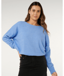 RIP CURL EMILY SWEATER - CORNFLOWER BLUE