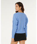RIP CURL EMILY SWEATER - CORNFLOWER BLUE