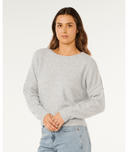 RIP CURL EMILY SWEATER - LIGHT GREY MARLE
