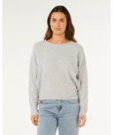 RIP CURL EMILY SWEATER - LIGHT GREY MARLE
