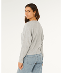 RIP CURL EMILY SWEATER - LIGHT GREY MARLE