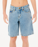 RIP CURL BOYS HYPED UP DENIM WALKSHORT - WASHED BLUE