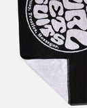 RIP CURL LOGOS TOWEL - BLACK