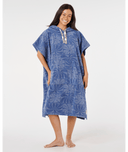 RIP CURL PREMIUM SURF HOODED TOWEL - BLUE