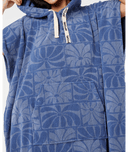 RIP CURL PREMIUM SURF HOODED TOWEL - BLUE
