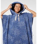 RIP CURL PREMIUM SURF HOODED TOWEL - BLUE