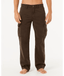 RIP CURL CLASSIC SURF TRAIL CARGO PANT - COFFEE
